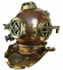 Vintage Morse Brass Diving Helmet Antique Us Navy Mark V Deep Sea Scuba Divers