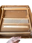 Vintage 15    Wooden Weaving Loom With Shuttle   Heddle     Tapestry   Lap Loom