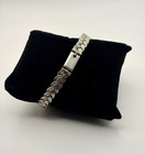 Vintage Mexico 925 Sterling Silver Braided Rope Bracelet 16 3g Cii