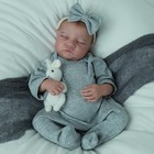 Realistic Reborn Baby Dolls - 18 Inch Real Life Baby Girl  Silicone Doll Wi