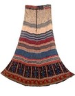 Size Xs To L Indian Cotton Ethnic Maxi Floral Long Skirt For Women Boho Hippie