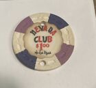 Vintage   1 Casino Chip From Nevada Club   Las Vegas Nv 