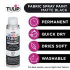 Tulip Colorshot Instant Fabric Spray Paint  Permanent Color Sprayon Fabric Pa   