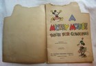 Mickey Mouse Book For Coloring -- Saalfield  1936 -- Walt Disney Enterprises
