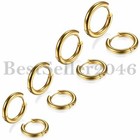 4 Pairs Stainless Steel Tube Ear Huggie Hoop Earrings Mens Womens 18 20 22 24mm
