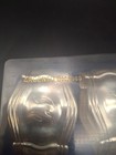 Antique Italian 800 Silver Napkin Rings Set Of 3 Ornate Scroll Monogram