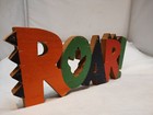 Kids  Multicolored Roar Wood Dinosaur Decoration By Hobby Lobby
