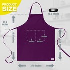 Extra Large Apron For Men Adjustable Bib Aprons With 2 Pockets Cooking Kitche   