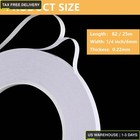 6mmx25m 2 Rolls Thin Double Sided Tape White Heavy Duty Mounting Tape For Led St