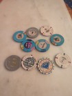 Vintage Las Vegas Casino Chips  Lot Of 10 Chips