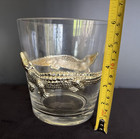 Arthur Court Alligator Crocodile Glass Metal Ice Bucket Rare Luxury Champagne 6 