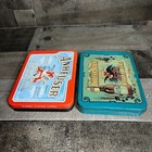 2 Vintage Anheuser Busch Budweiser  Tins- Two Decks In Each Tin Box