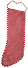 25  Mesh Christmas Stocking Red Net Hanging Toy Stuffer Long Sock Gift Big Bag 