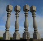 4 Balusters Painted Wood Architectural Salvage Spindles Porch House Trim A2 