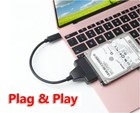 Usb Type-c To Sata 7 15 Pin 22pin Adapter Cable For 2 5  Hdd Hard Drive Disk Au