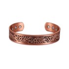 Pure Copper Magnetic Therapy Bracelet Double Strong Arthritis Pain Relief