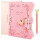 Diary With Lock And Key For Girls   Women  Heart-shaped Locking Journal Pink