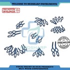 40 Aneurysm Titanium Clips 3microscissors Set rotating Clip Applicator