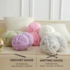 Chunky Yarn For Hand Knitting Super Bulky Fluffy Thick Orange Set 8 Pack