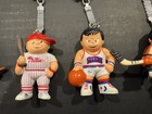 Vtg 1980   s Lil Sports Brat Keychain Set Of 5 Philadelphia Phillies Flyers Sixers