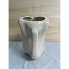 1940s Vintage Disney Dumbo Ceramic Creamer Pitcher White Gold Trim Collectible