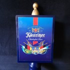 Rare Kostritzer Oktoberfest Beer Tap Keg Bar Handle Blue Wood Man Cave Wooden