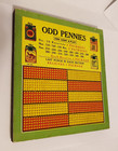 Vintage Odd Pennies Punch Board Gambling Cigarette Trade Stimulator