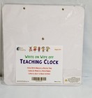 Wise Hedgehog Write   Wipe Teaching Kids Telling Time Learning Clock New Sealed