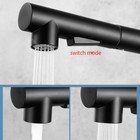 Kitchen Faucet Sink Single Handle Pull Down Sprayer Swivel Mixer Tap Matte Black