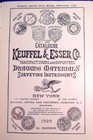 1909 Keuffel Esser Surveying   Drafting Insts  Catalog