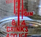 Vintage West Virginia Glass Cocktail Mixed Drink Recipe Pitcher Bar Mixer 8 1 2 