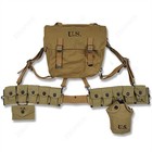 Replica Ww2 Us M36 Backapck Belt M1 Ammo Bag 10 Pockets Kettle kettle Cover Cos