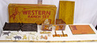 Marx Western Ranch Play Set Toy 1950s Boxed