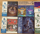 Disney Signature 1000 Puzzle Lot Of 6 Tangled Hercules Aladdin Coco Avatar Parks