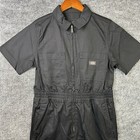 New Dickies Coveralls Mens Small Black Short Sleeve