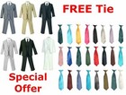 Boys Suits Dark Gray Kids Boys Formal Dress Choose Your Free Additional Tie
