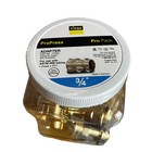 Viega Propress 3 4  Adapter Pro Pack Lot Of 10 Brass Press X Fpt