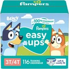 Pampers Training Pants - Easy Ups Boys   Girls Bluey - Size 3t-4t - 116 Count 