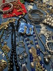 Antique Vintage Junk Drawer Jewelry Lot Estate Sale Find Lot G-7