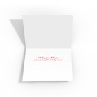 Holiday Moose Christmas Cards   Forest Moose Greeting Card   Winter Holiday Card
