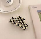 Checkered Hair Claw Clip Large Hair Claw Clips For Thick Hair  10cm 