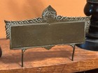 Vintage Asian Animal Horn Tusks Husks Gong Stand