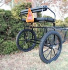 Easy Entry Horse Cart - Pony   Cob Size W steel  c  Springs 25  Motorcycle Tires