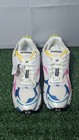 Men s Low Top Lace-up Athletic Sneakers White Blue Pink Yellow
