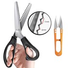 Professional Zig Zag Pinking Shears With Comfort Grip For Fabric Cutting