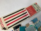 Vtg Sewing Notions Lot Wood Thread Spools Sewing Kits Binding