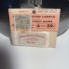 Vintage  specially Hand Made By Marilyn    Deluxe Woven 6 Labels New In Package