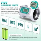 3 Inch Digital Flow Meter  21-264 Gpm Inline Npt Thread Fuel Turbine Flowmete   