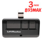 3 Pack 893max Liftmaster 3 Button Remote Control Garage Door Opener