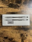 Cross Silver Chrome Ball Point Pen Mechanical Pencil Set 3501 In Original Box